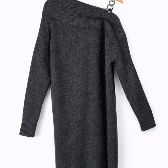 MICHAEL Michael Kors Dresses & Skirts - EUC MICHAEL Michael Kors Charcoal Knit Sweater Dress